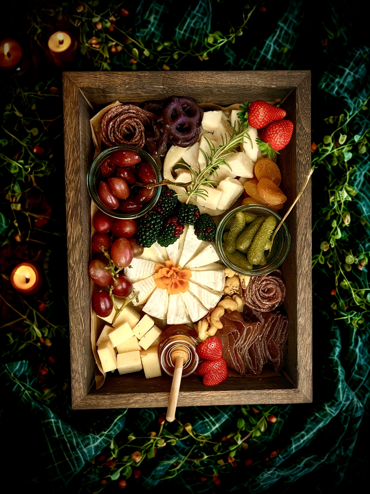 Bloom charcuterie board — feeds 2 to 4